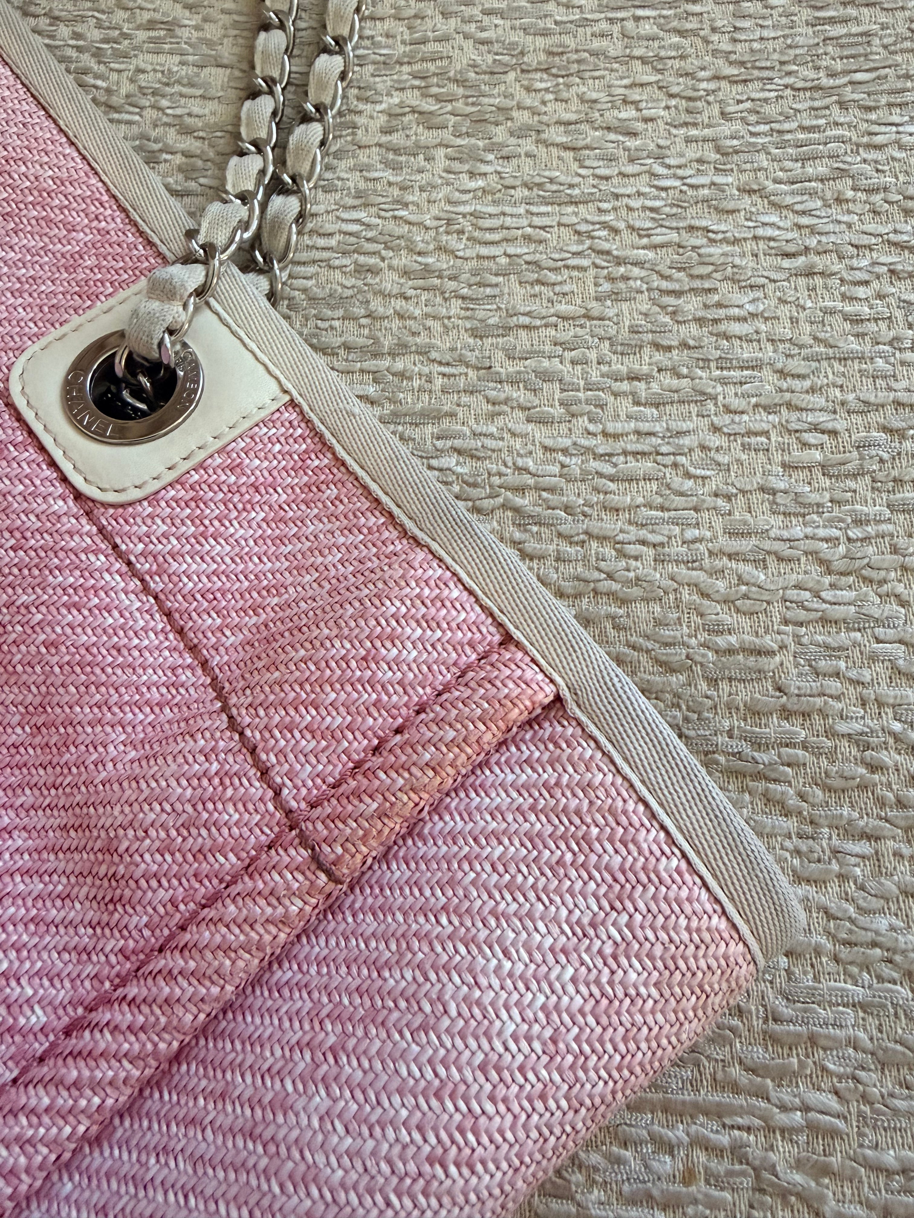 Chanel Pink Deauville Handbag