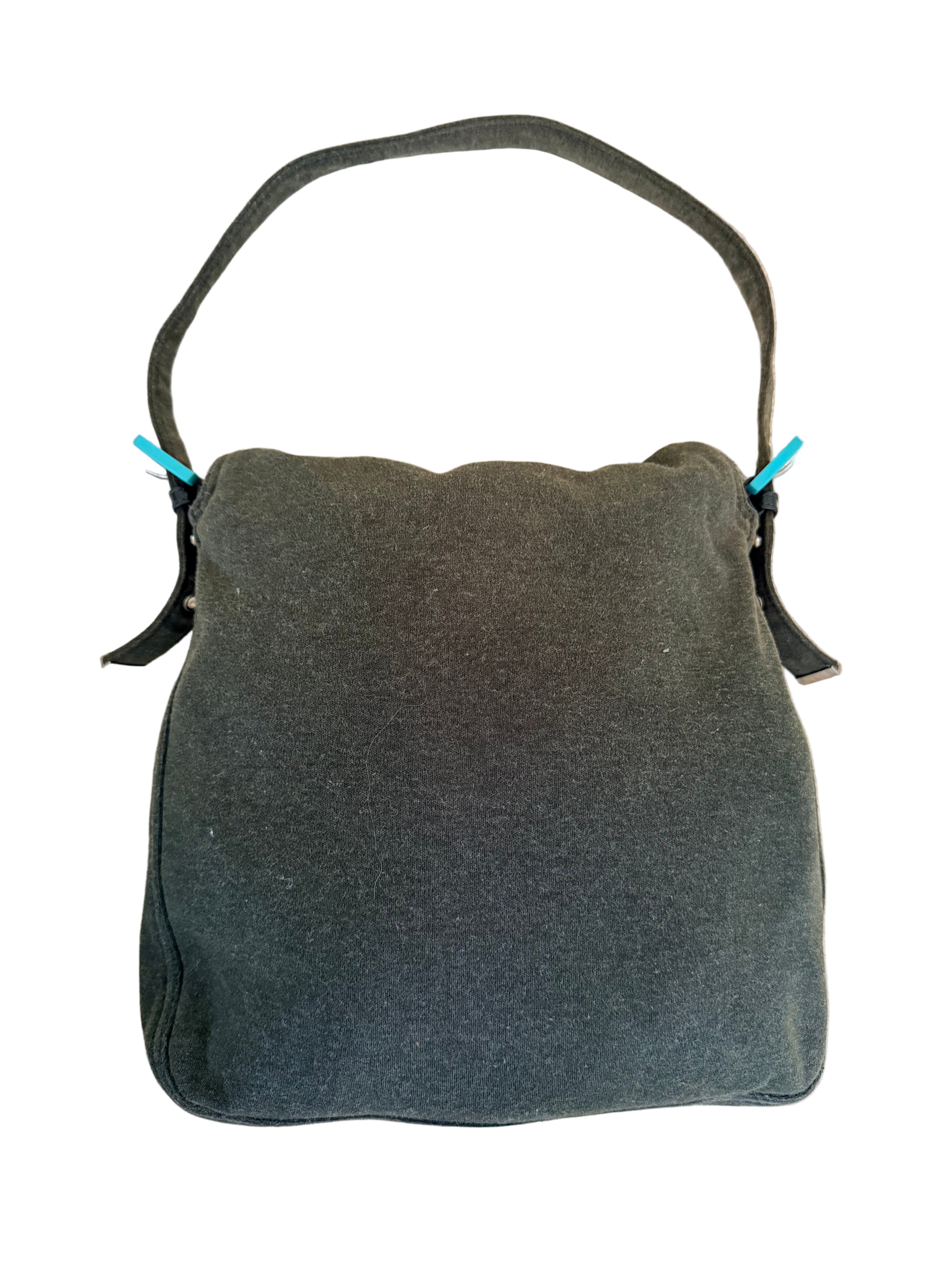 Vintage Fendi Khaki Mamma Baguette