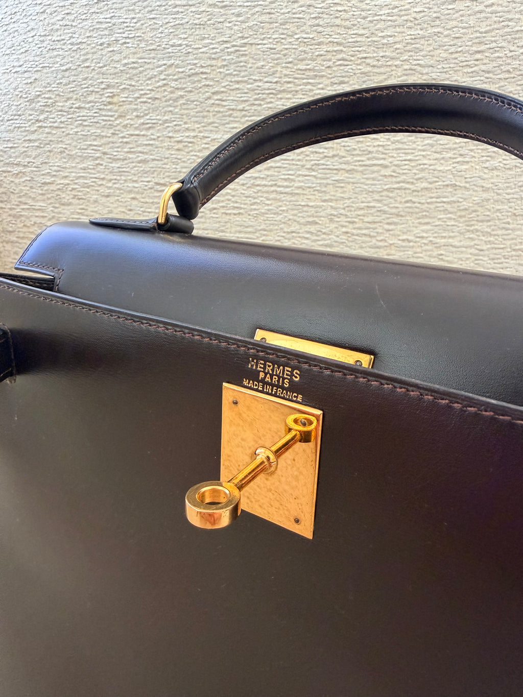 Hermès Vintage Kelly Sellier 28 - Box Leather