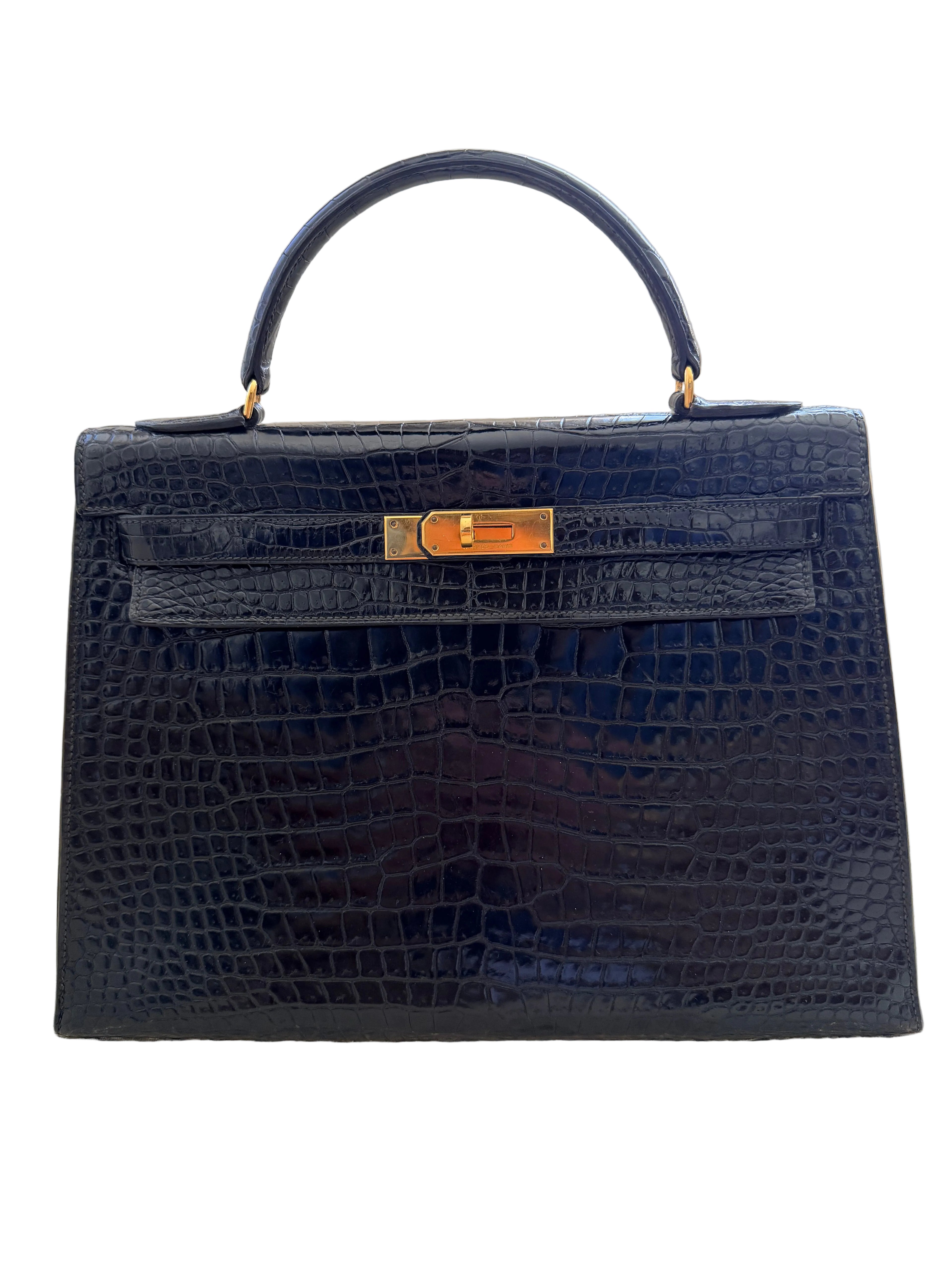 Hermes Vintage Kelly 32 Niloticus Crocodile