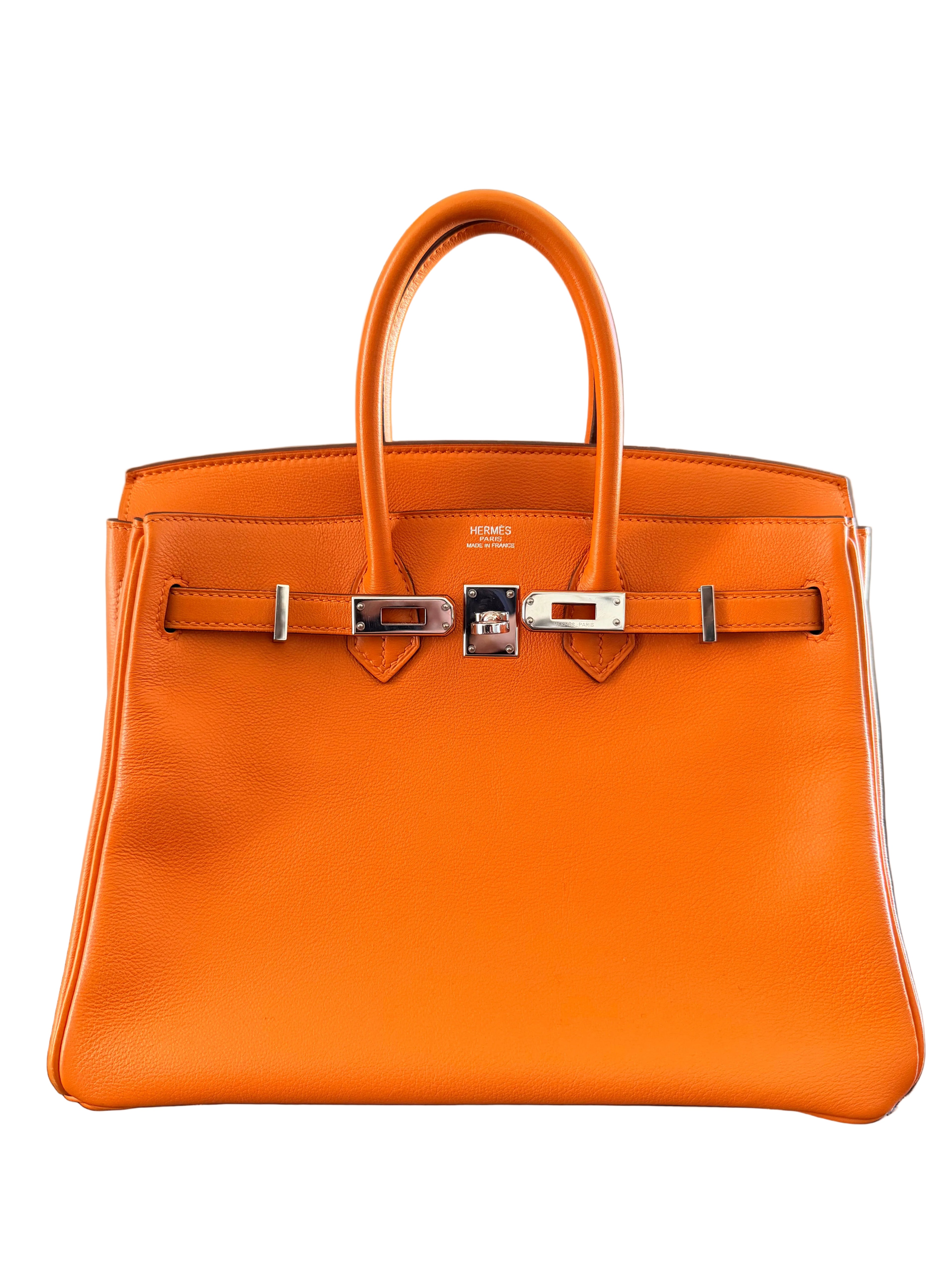 Hermes Birkin 25 Orange Swift
