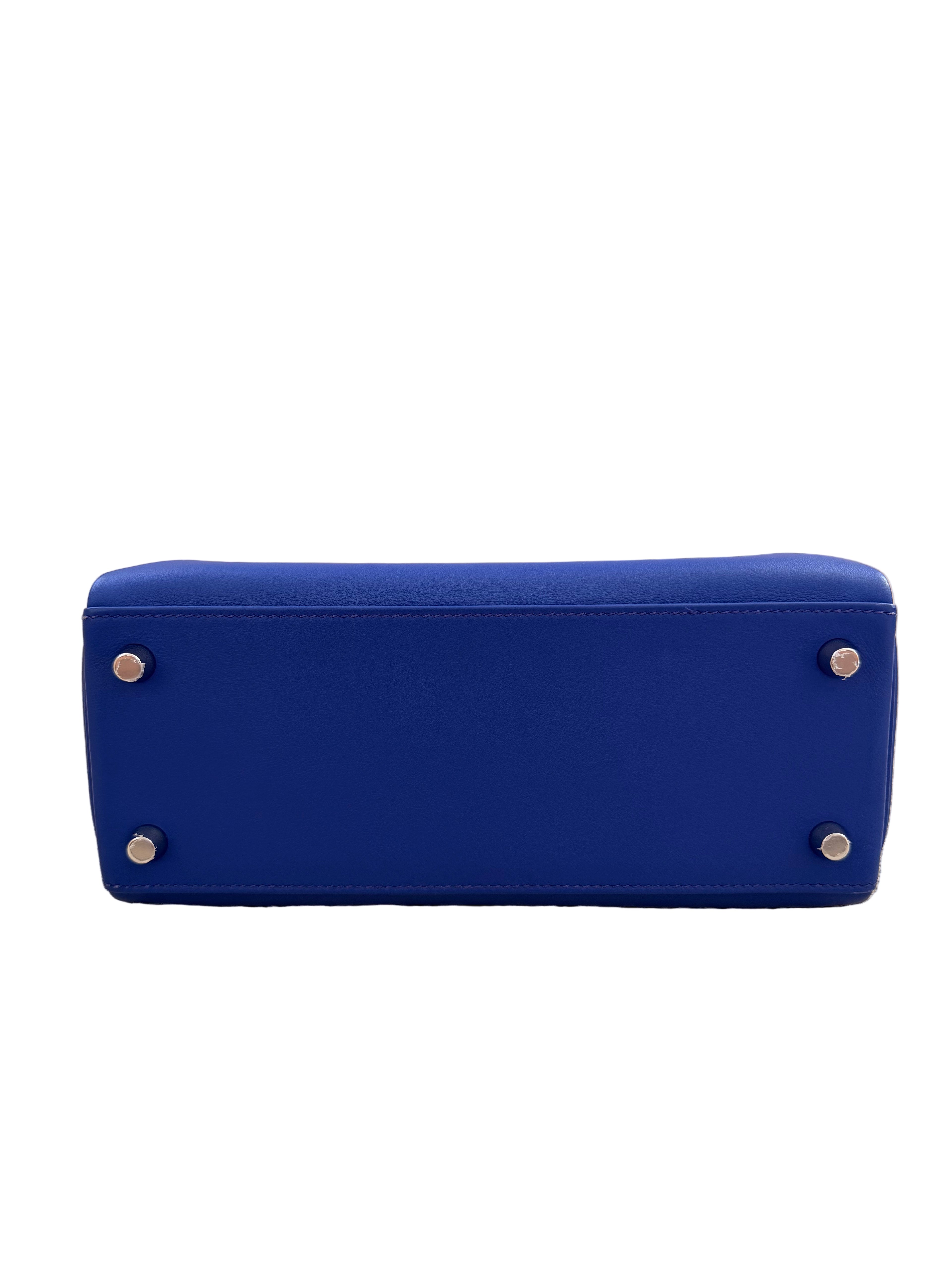 Hermès Kelly Retourne 25 - Bleu Royale