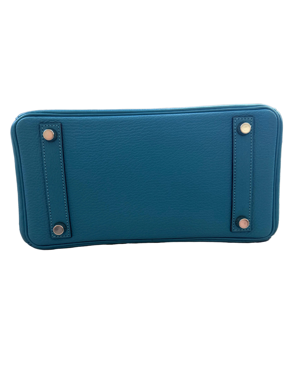 Hermès Birkin 25 Bleu Saint Cyr Chèvre Mysore - Authenticated Pre-Owned Hermès Luxury Handbag Perth Australia - View 6