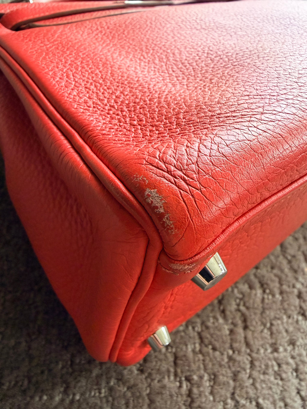 Hermes Kelly 28 Bougainvillea Clemence Leather
