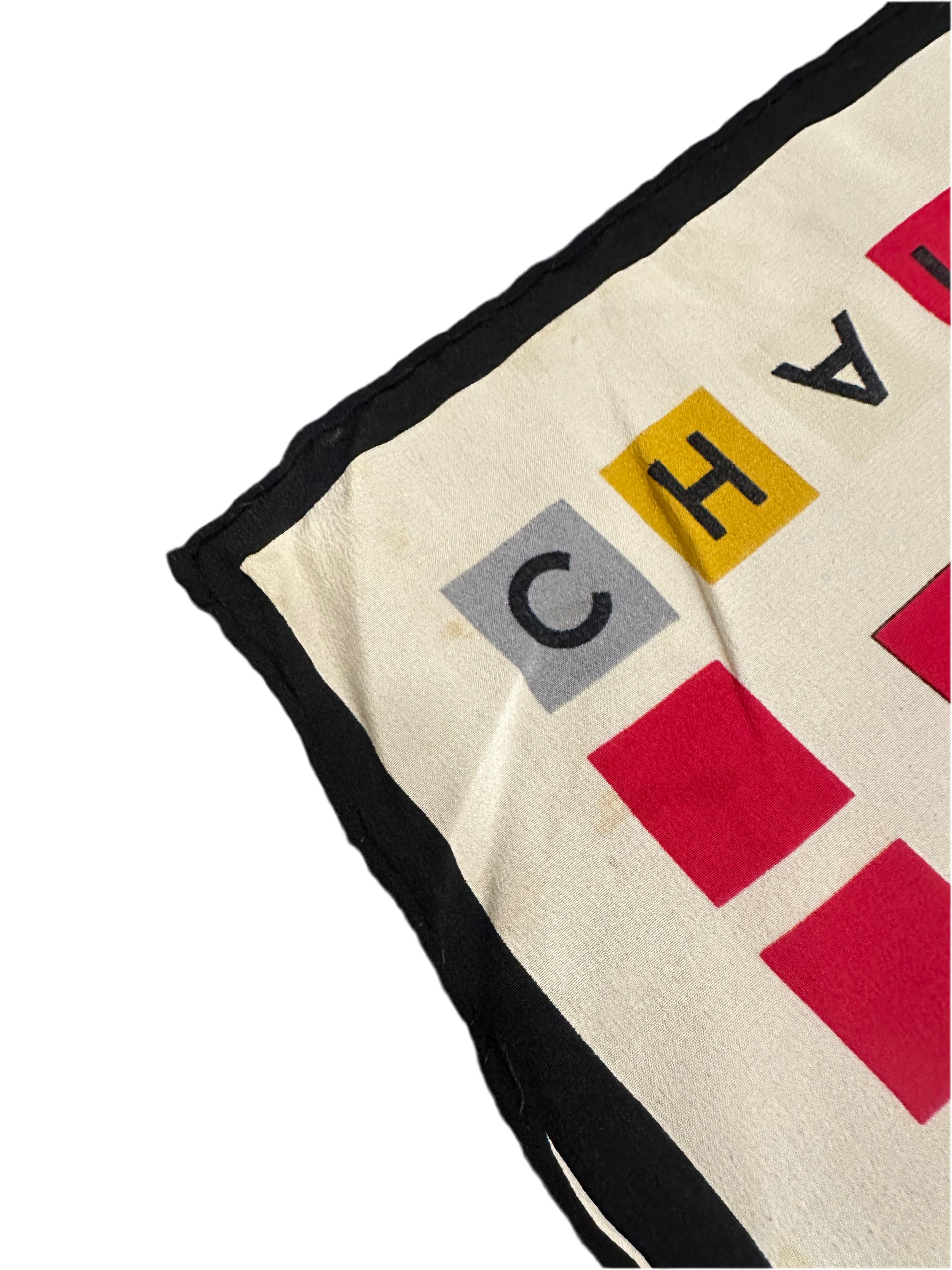 Chanel Silk Scarf