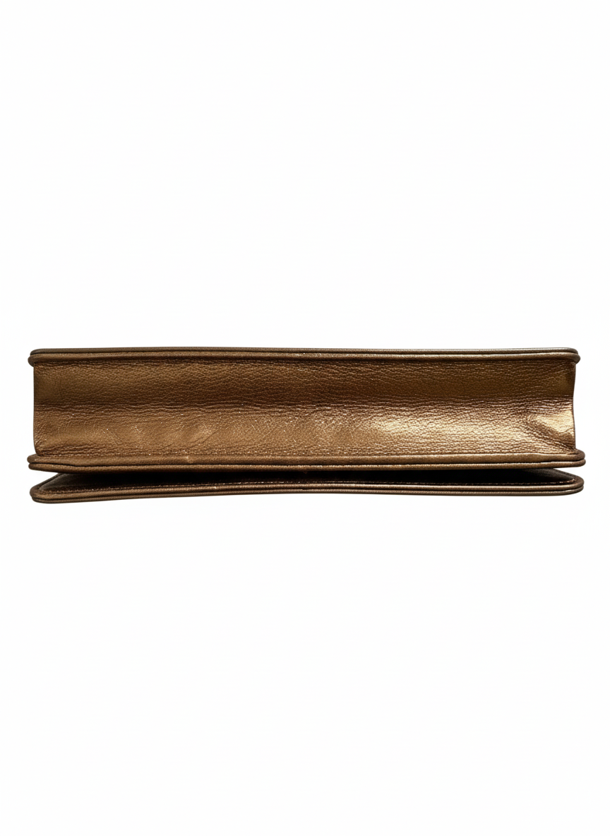 Chanel gold stingray WOC