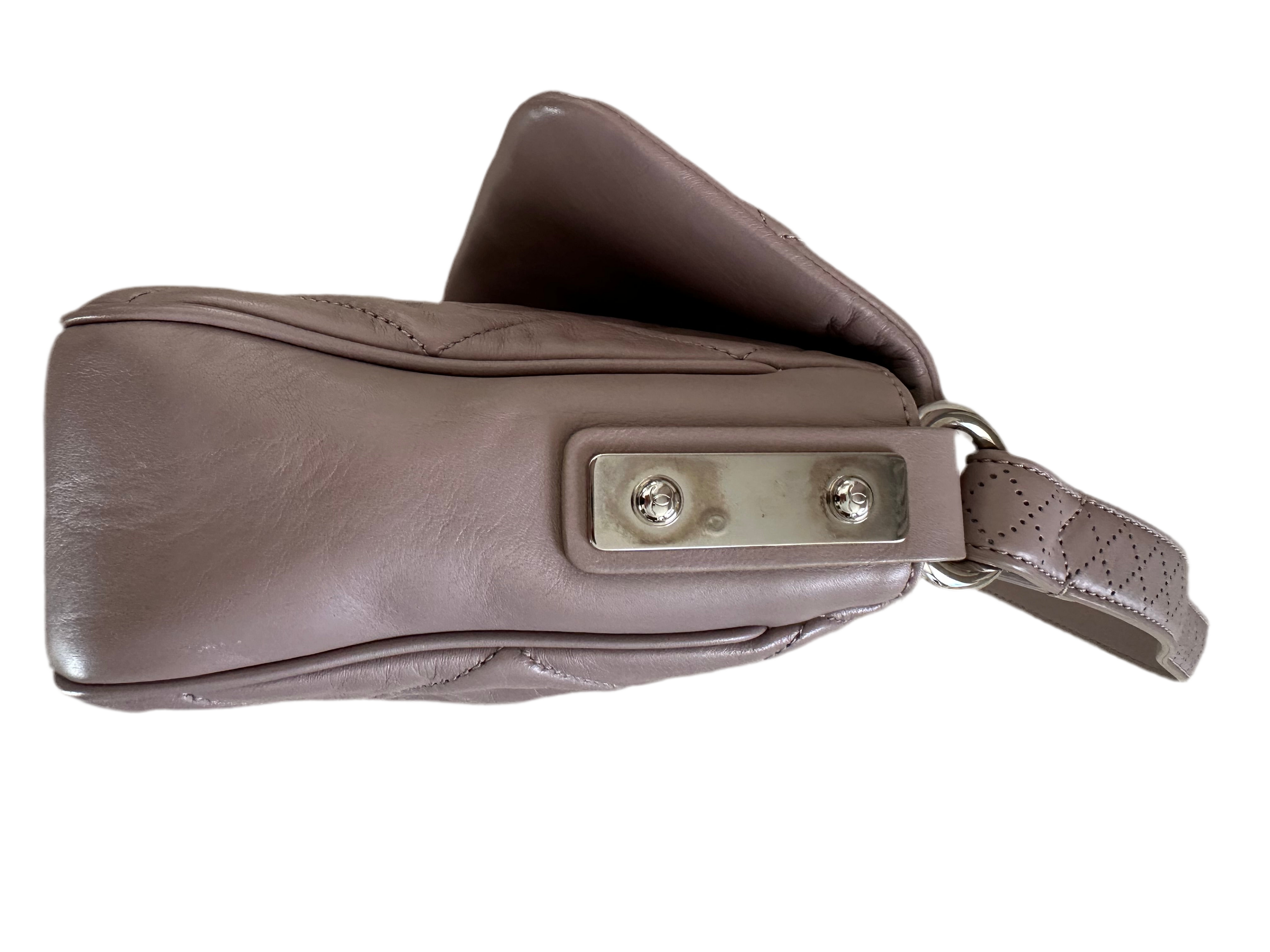 Chanel quilted leather shoulder flap bag