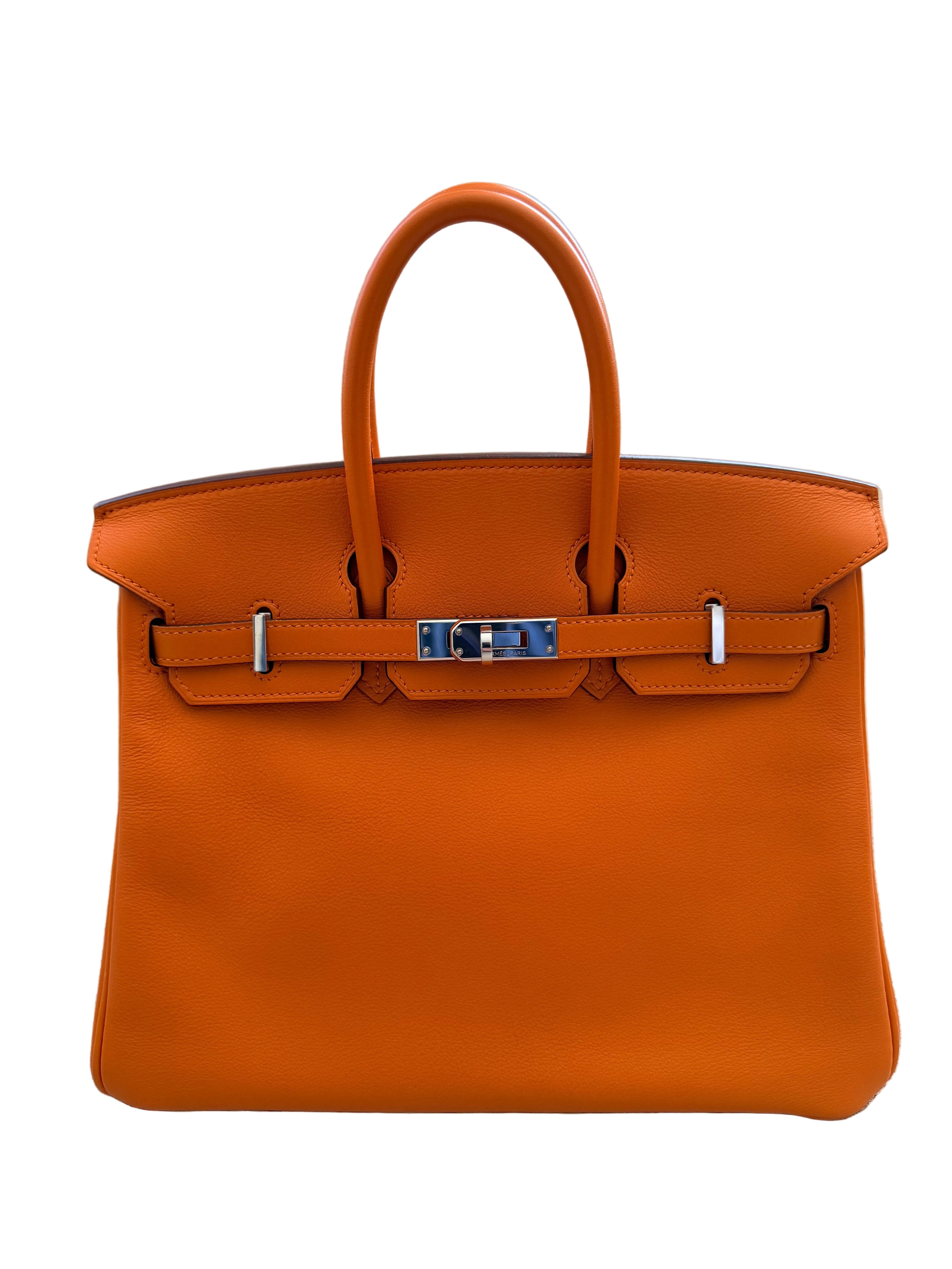 Hermes Birkin 25 Orange Swift