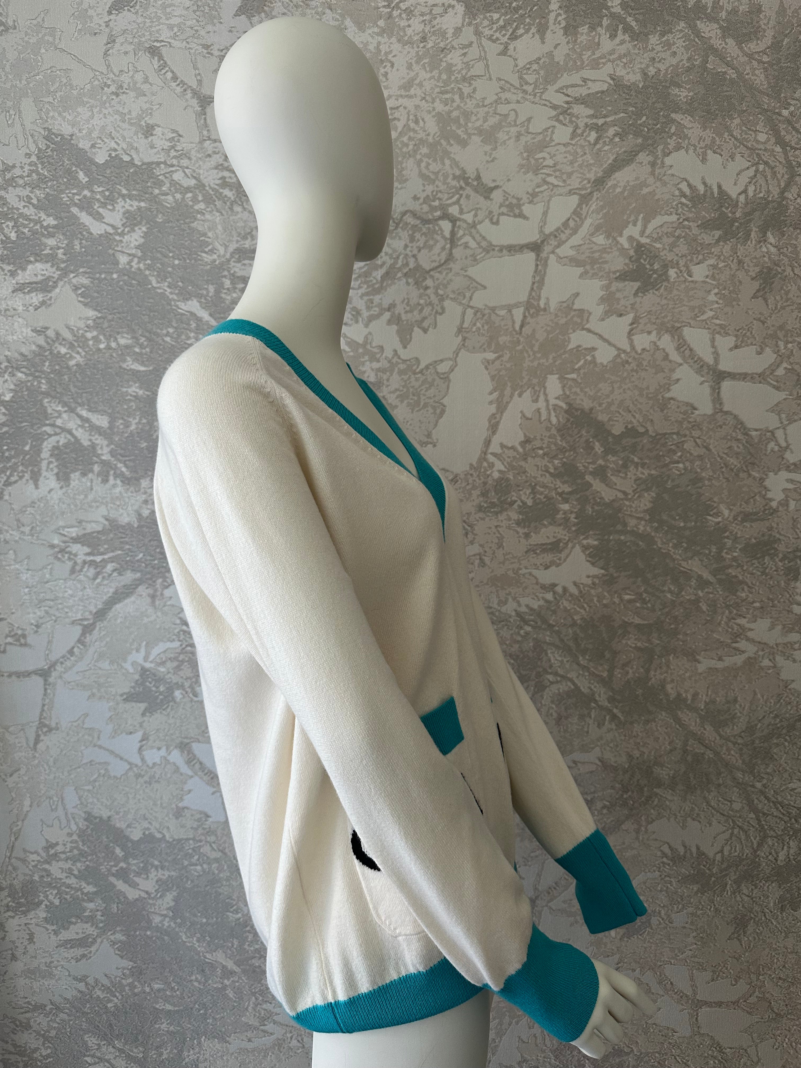 Chanel La Pausa Cashmere Jumper (Size 40)