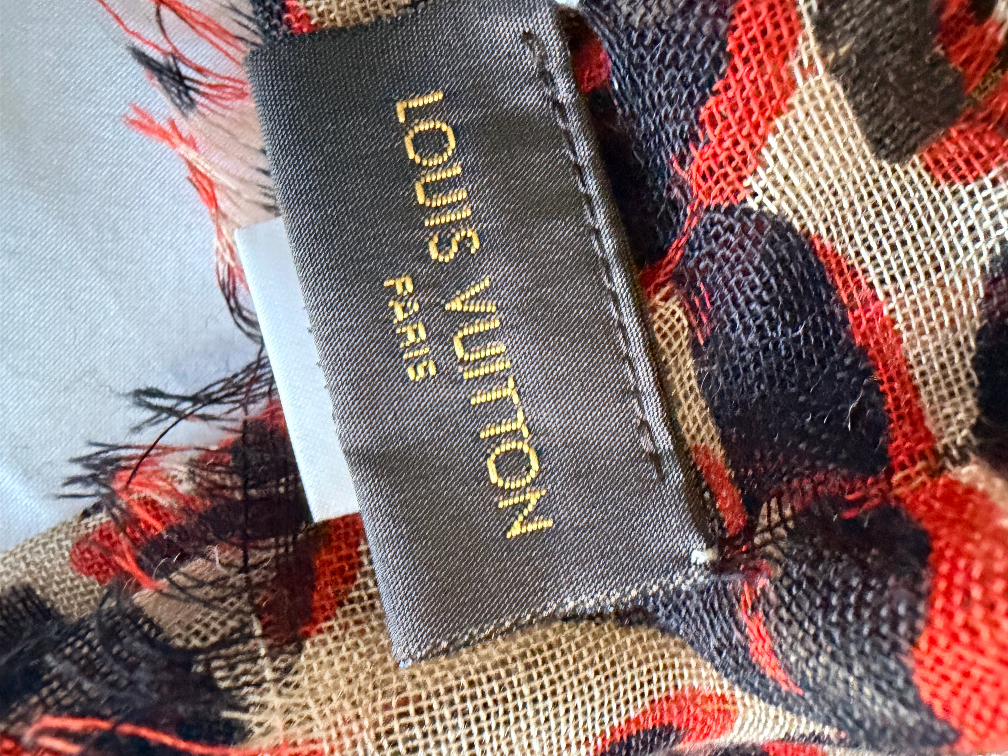 Louis Vuitton x Stephen Sprouse Limited Edition Leopard Etole Stole