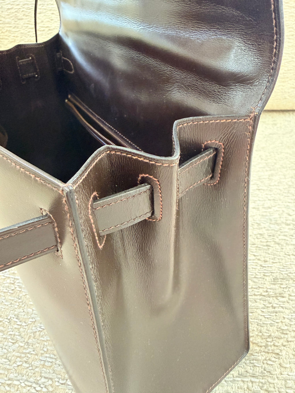 Hermès Vintage Kelly Sellier 28 - Box Leather