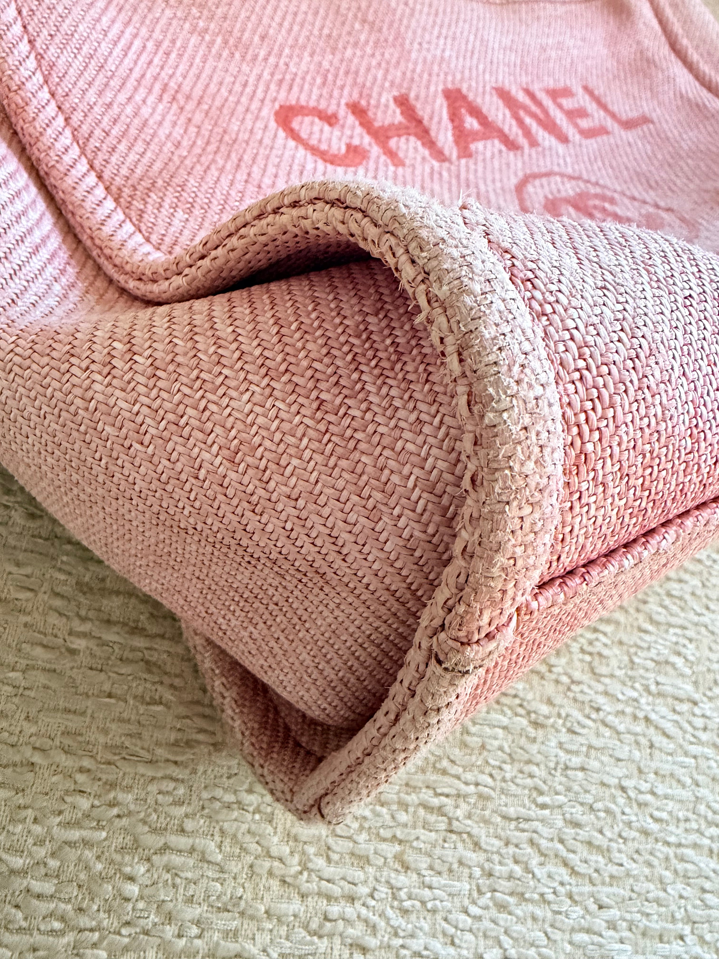 Chanel Pink Deauville Handbag