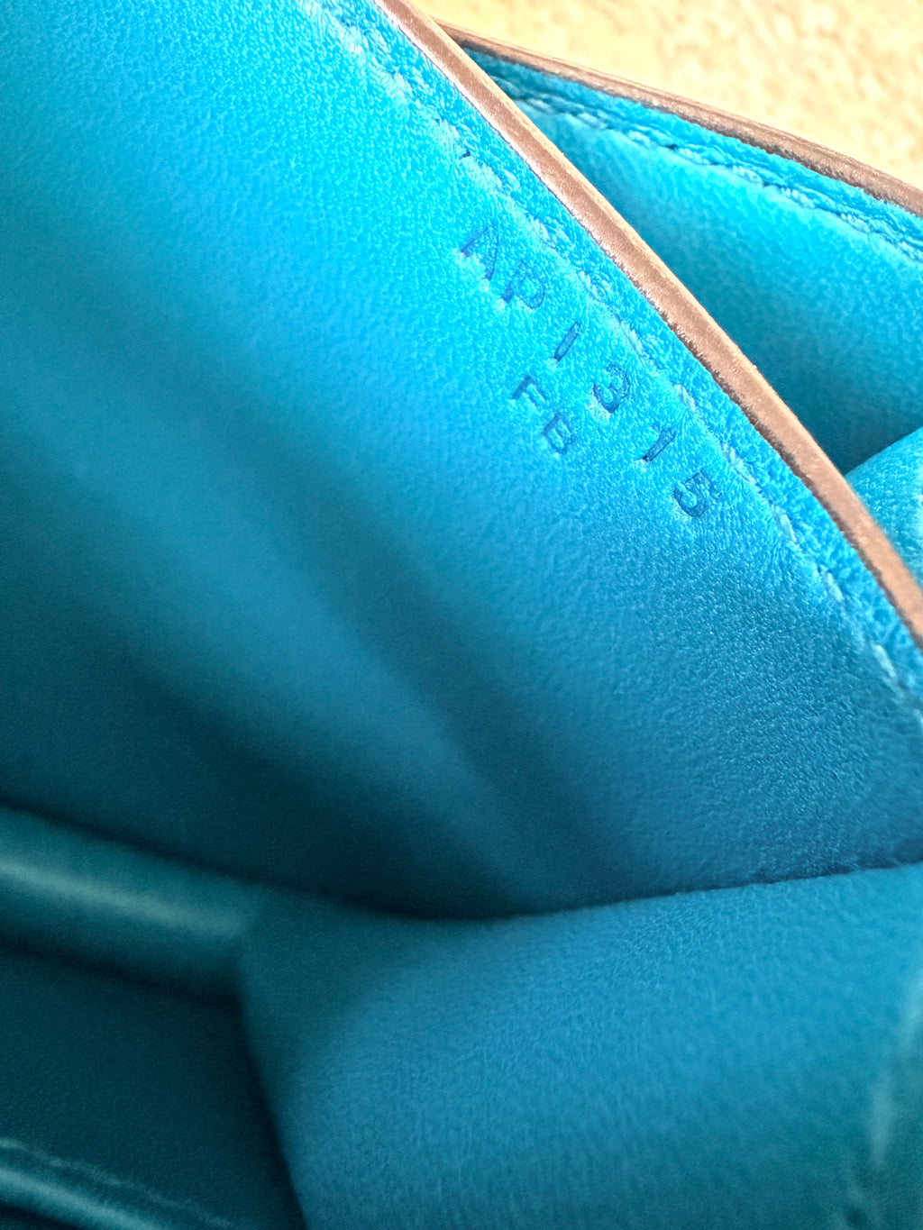 Hermes Mini Constance 18 Blue Izmir