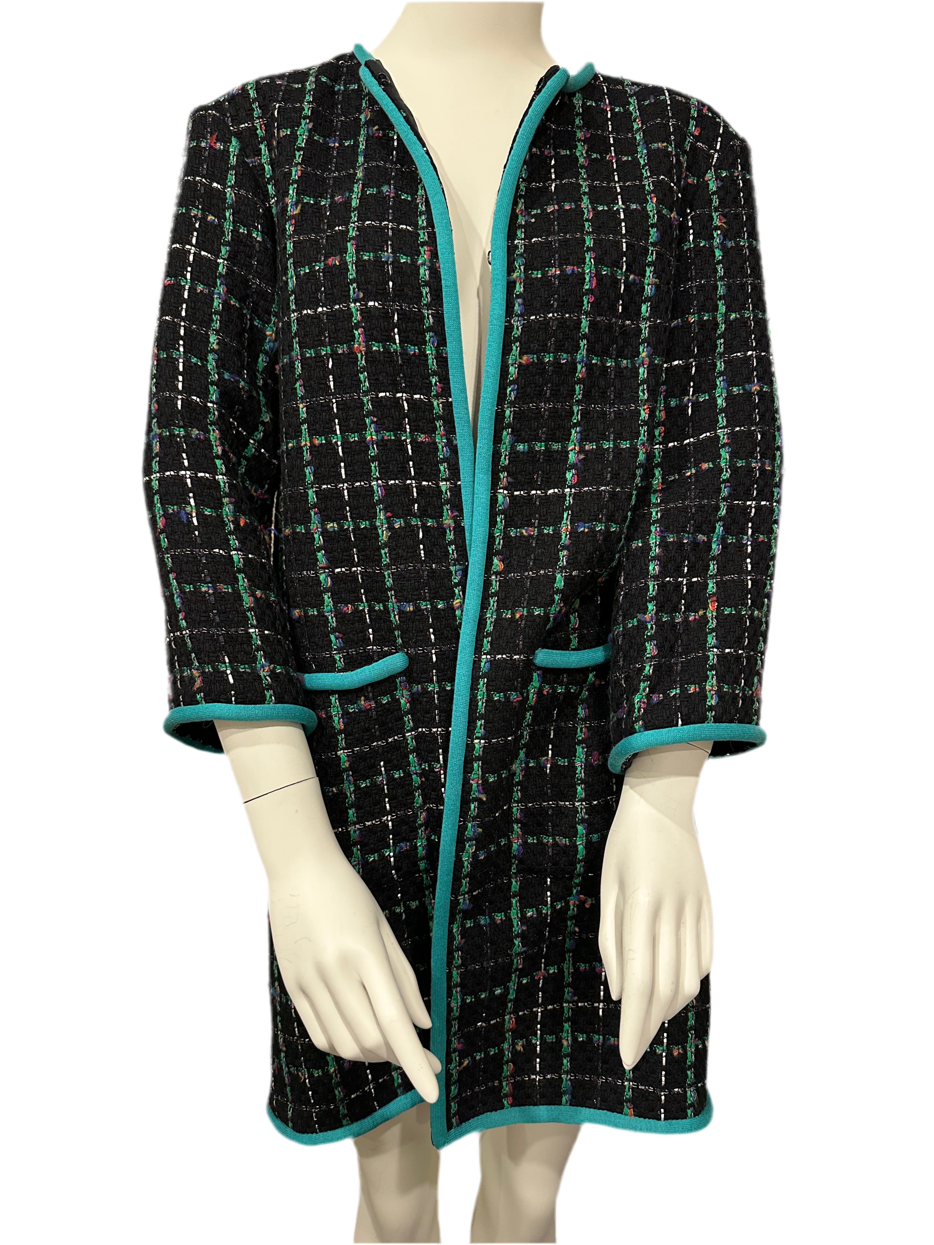 Chanel Tweed Coat (Size 38)