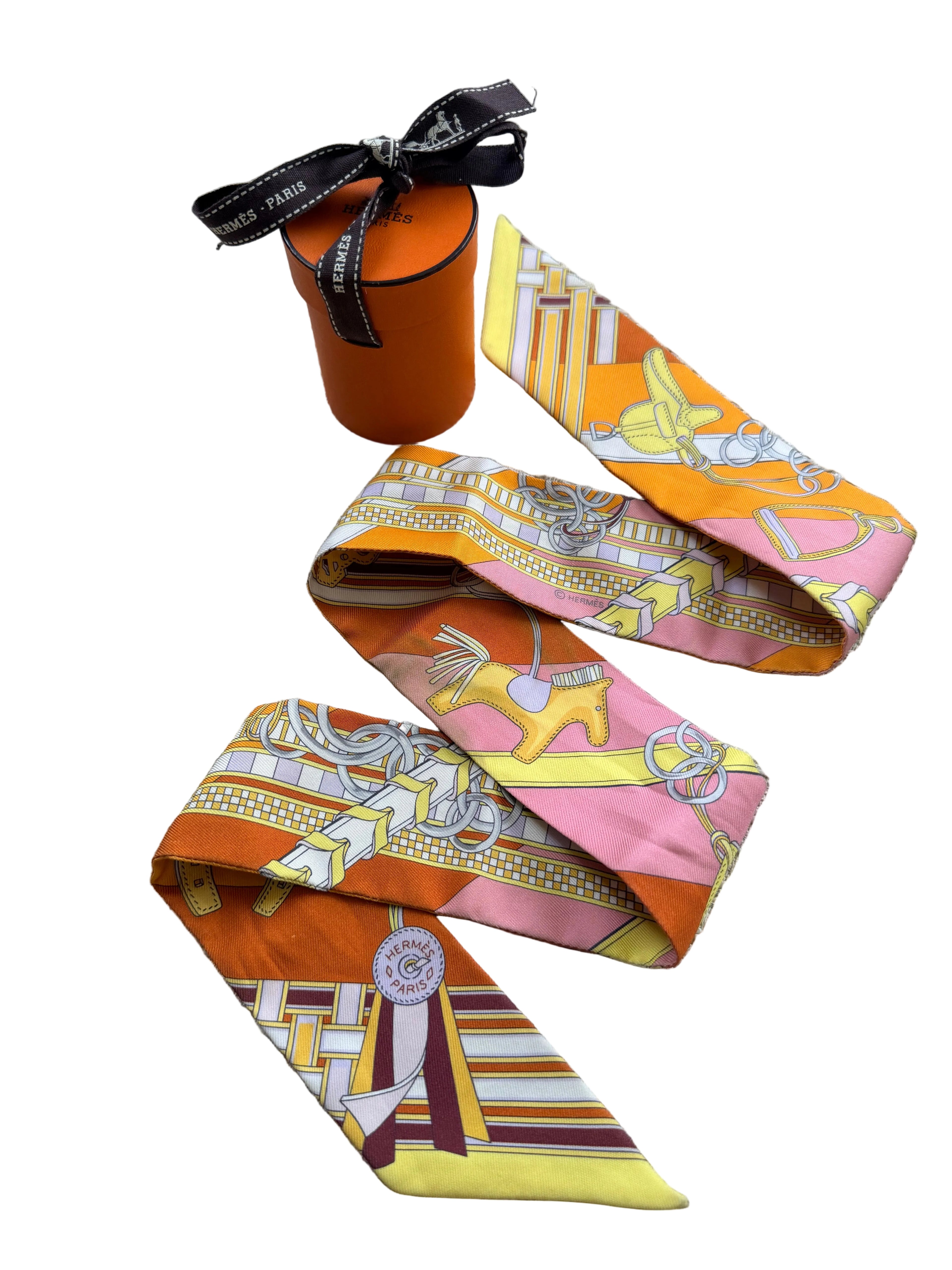 Hermes 'Brides et Gris' Twily