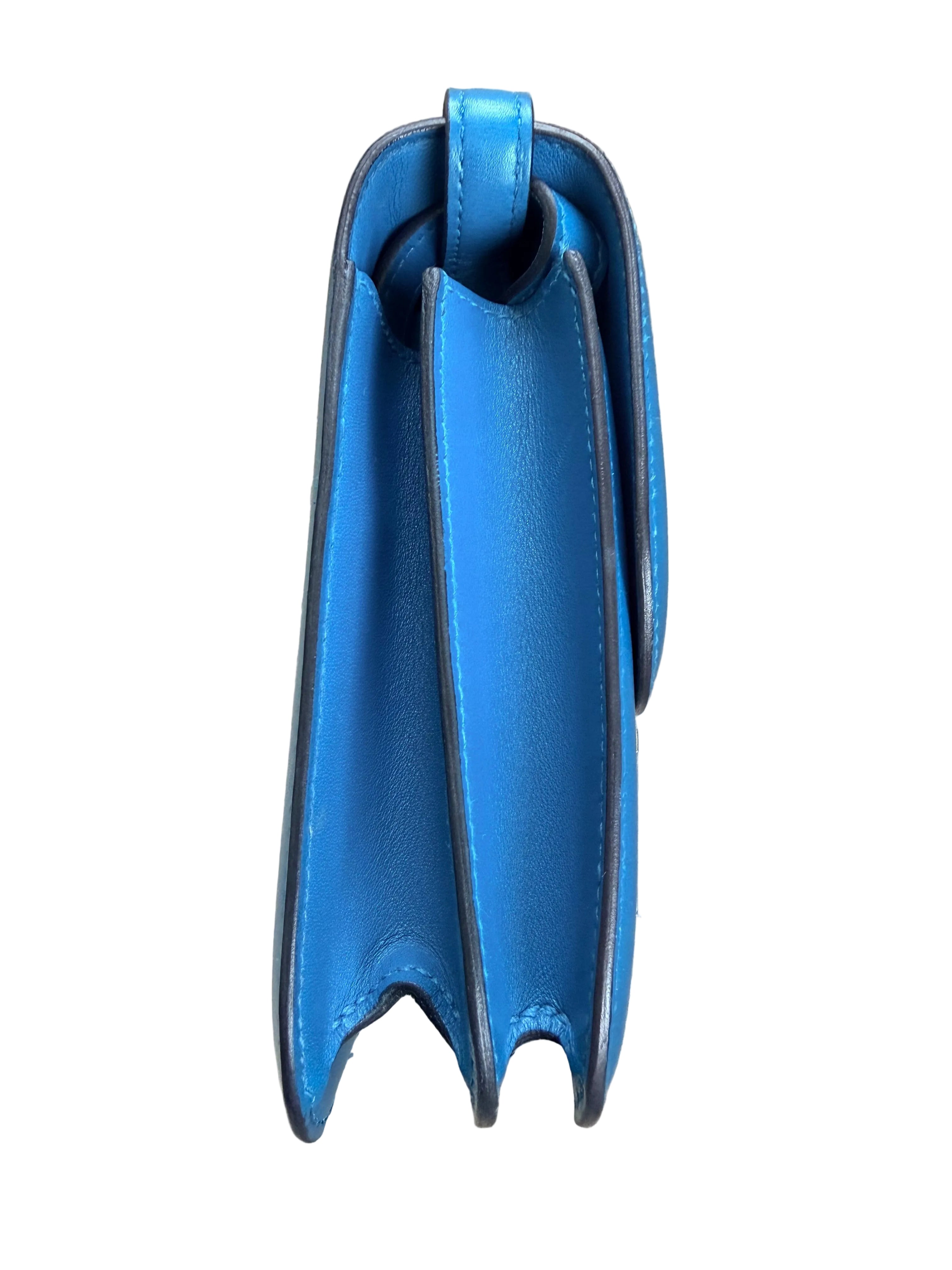 Hermes Mini Constance 18 Blue Izmir