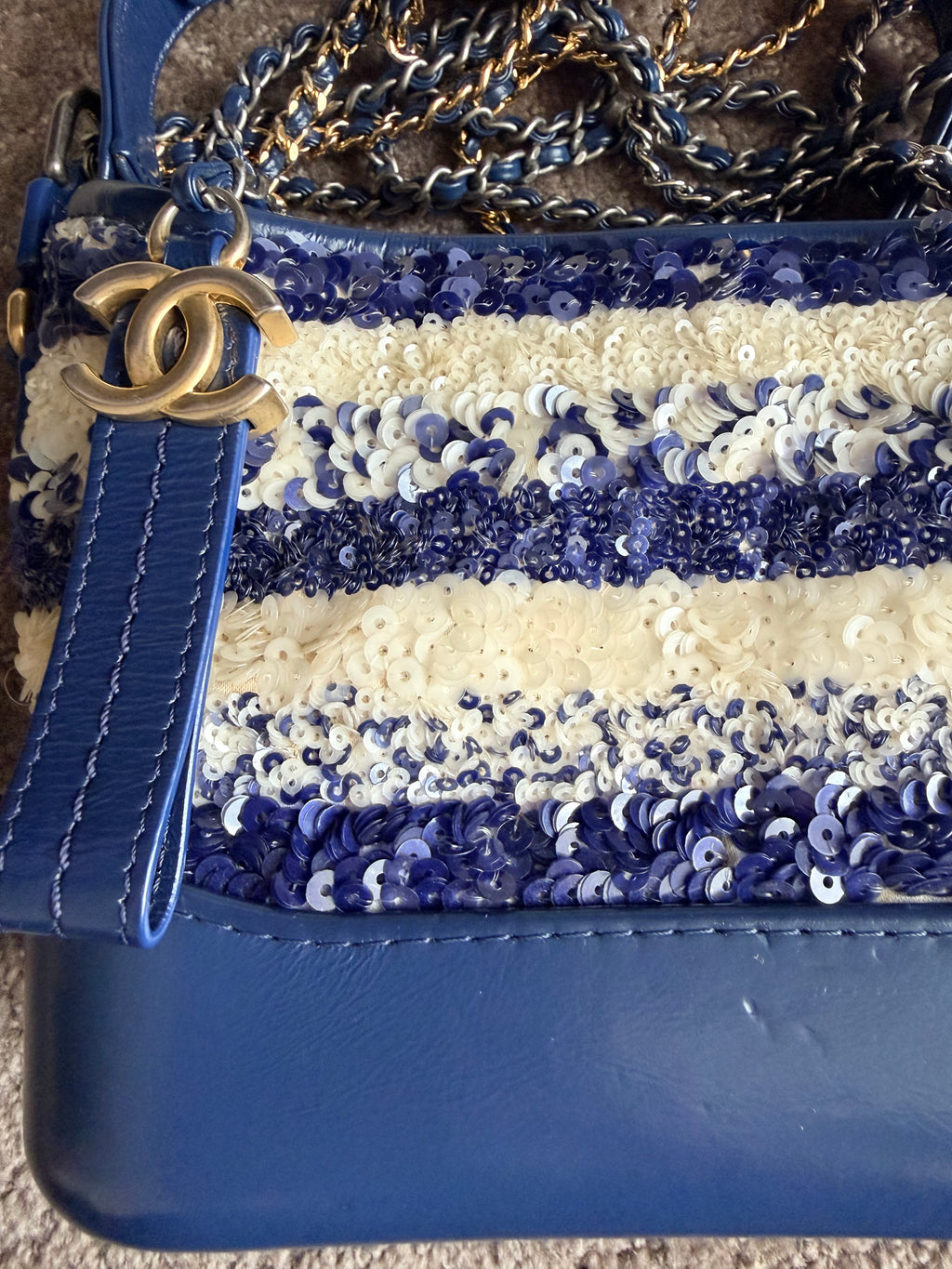 Chanel Gabrielle Sequin Small Hobo Bag