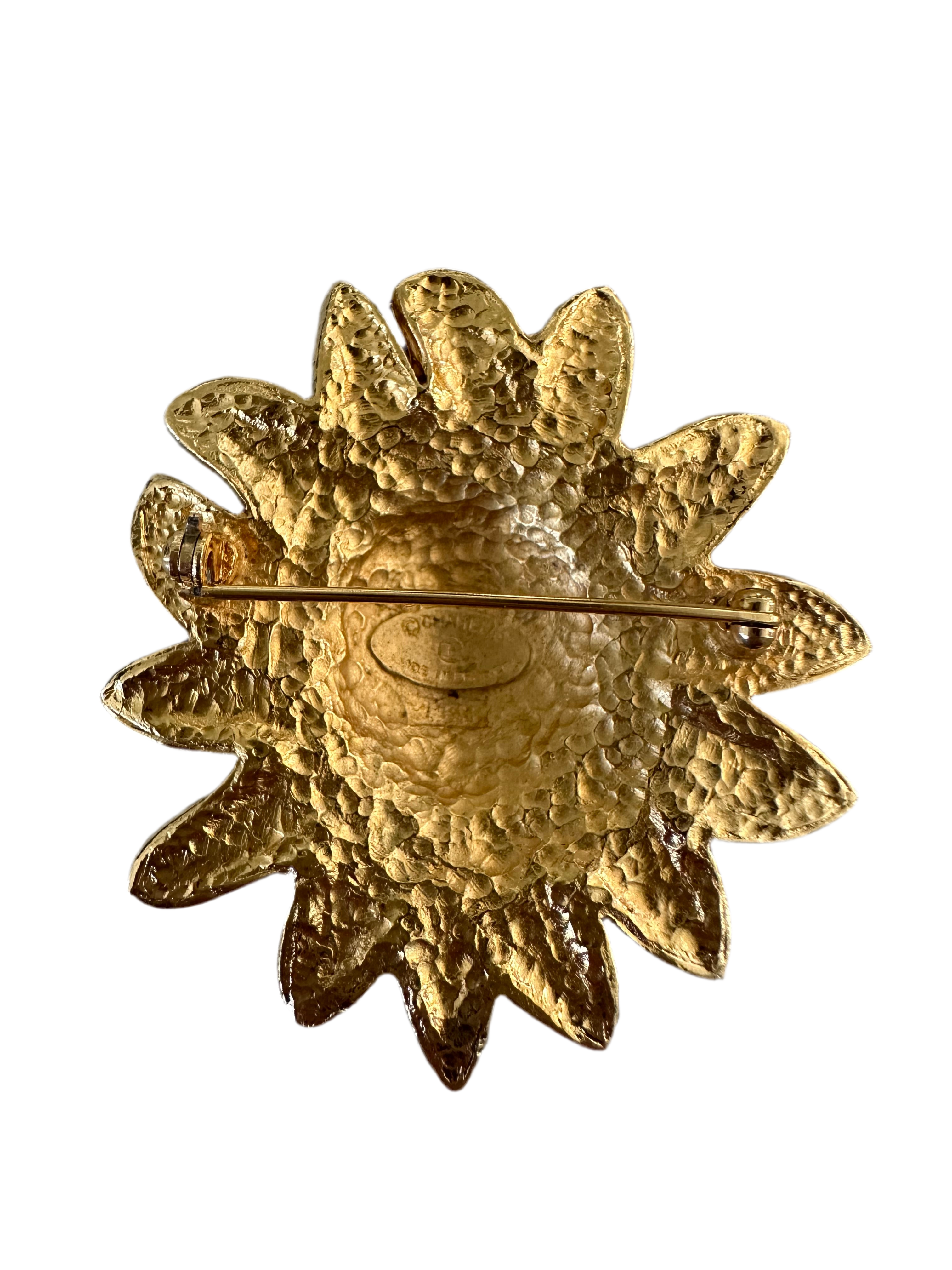 Chanel Lion Head Brooch