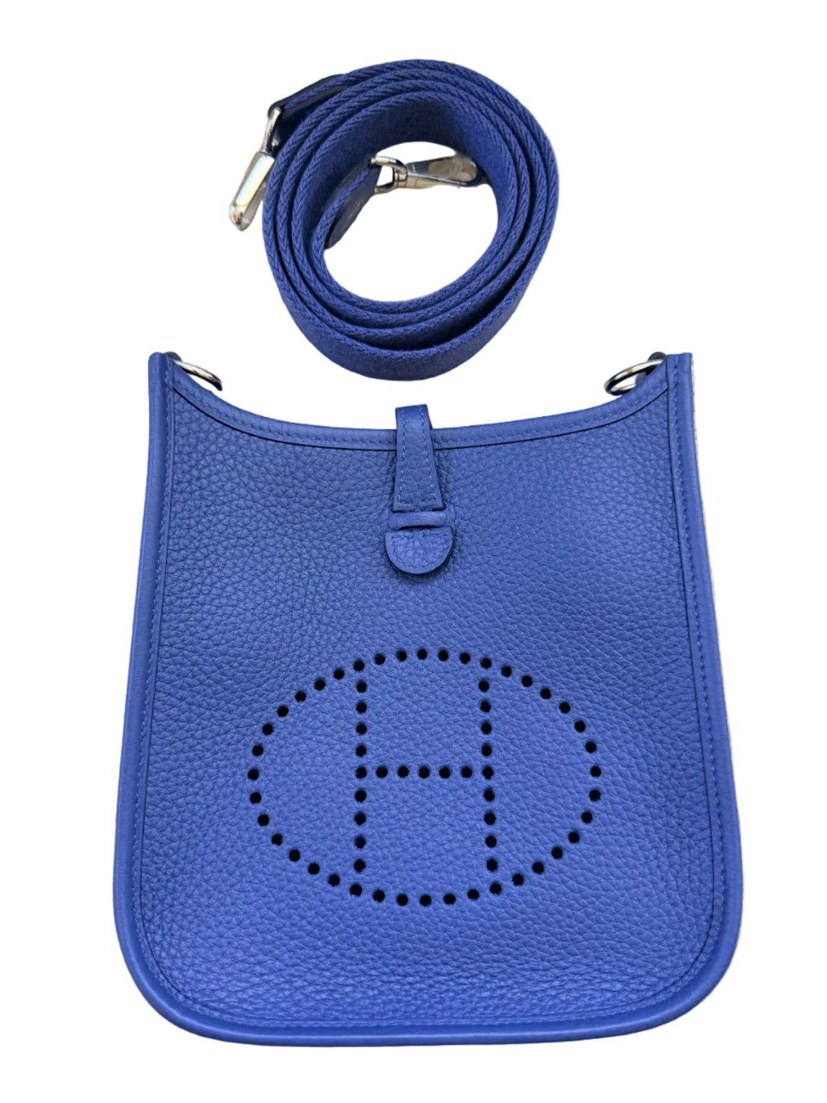 Hermès Evelyne 16 TPM Bleu Brighton - Authenticated Pre-Owned Hermès Luxury Handbag Perth Australia - View 1