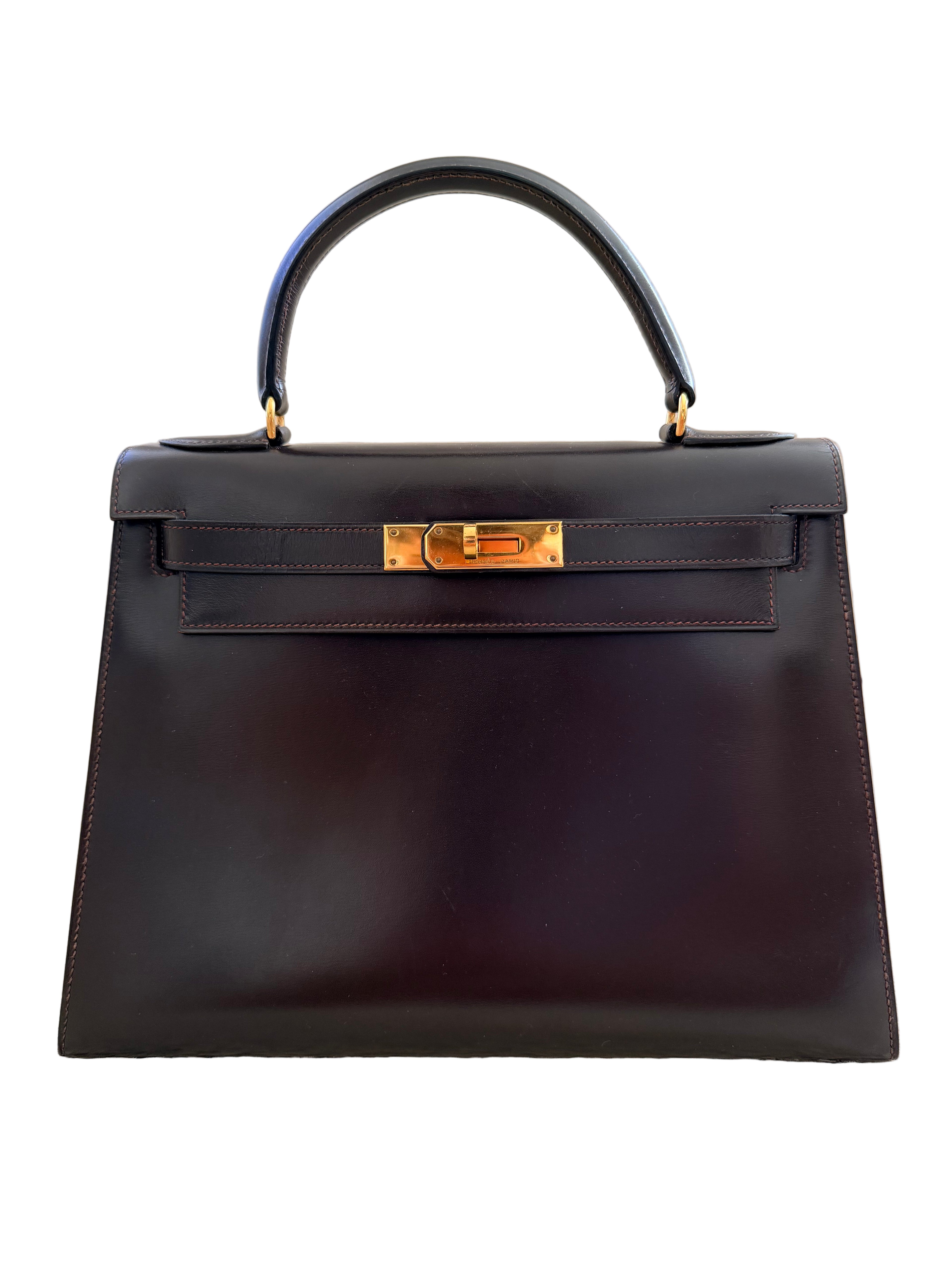 Hermès Vintage Kelly Sellier 28 - Box Leather