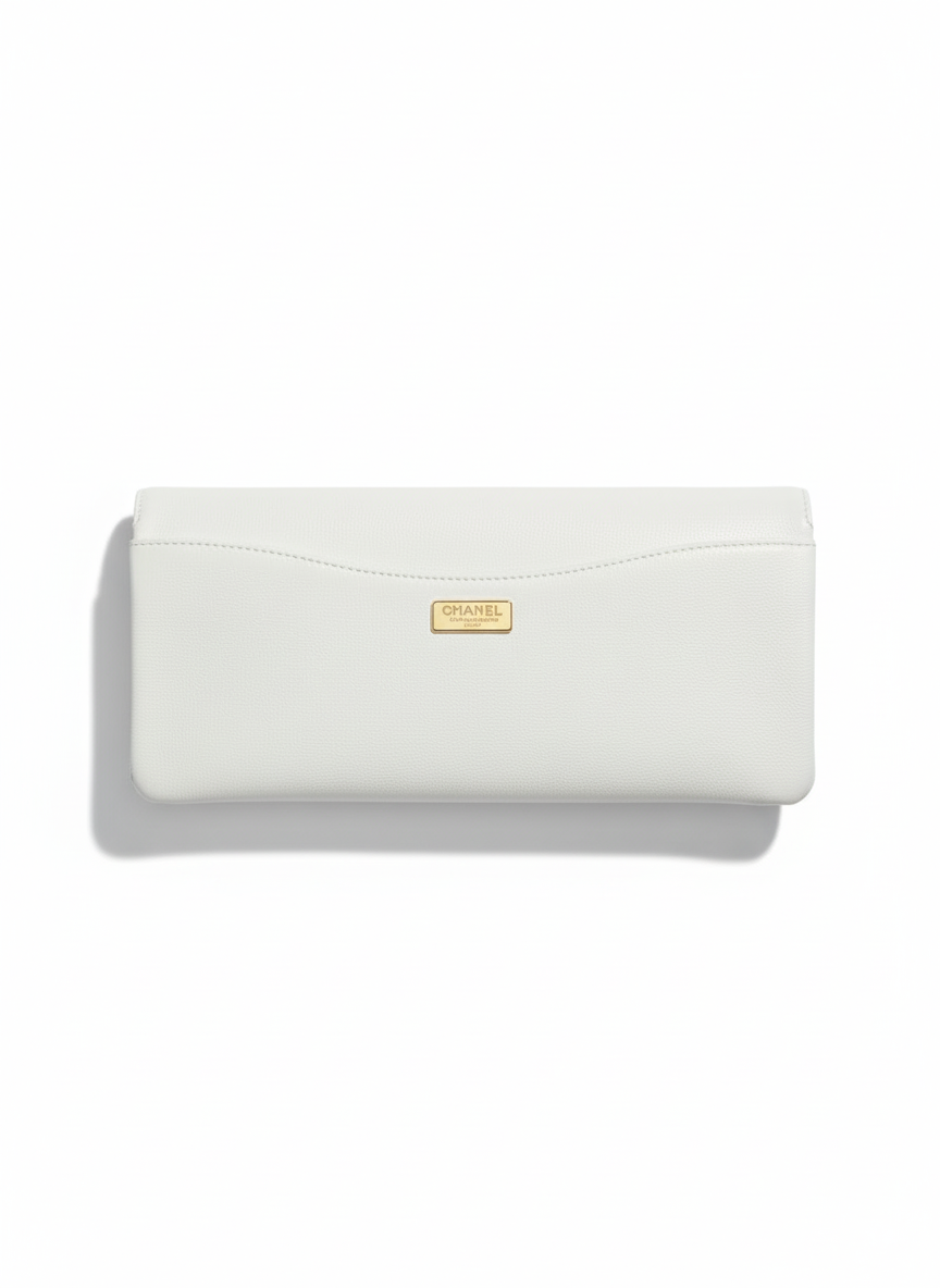 Chanel Captain Gold Clutch