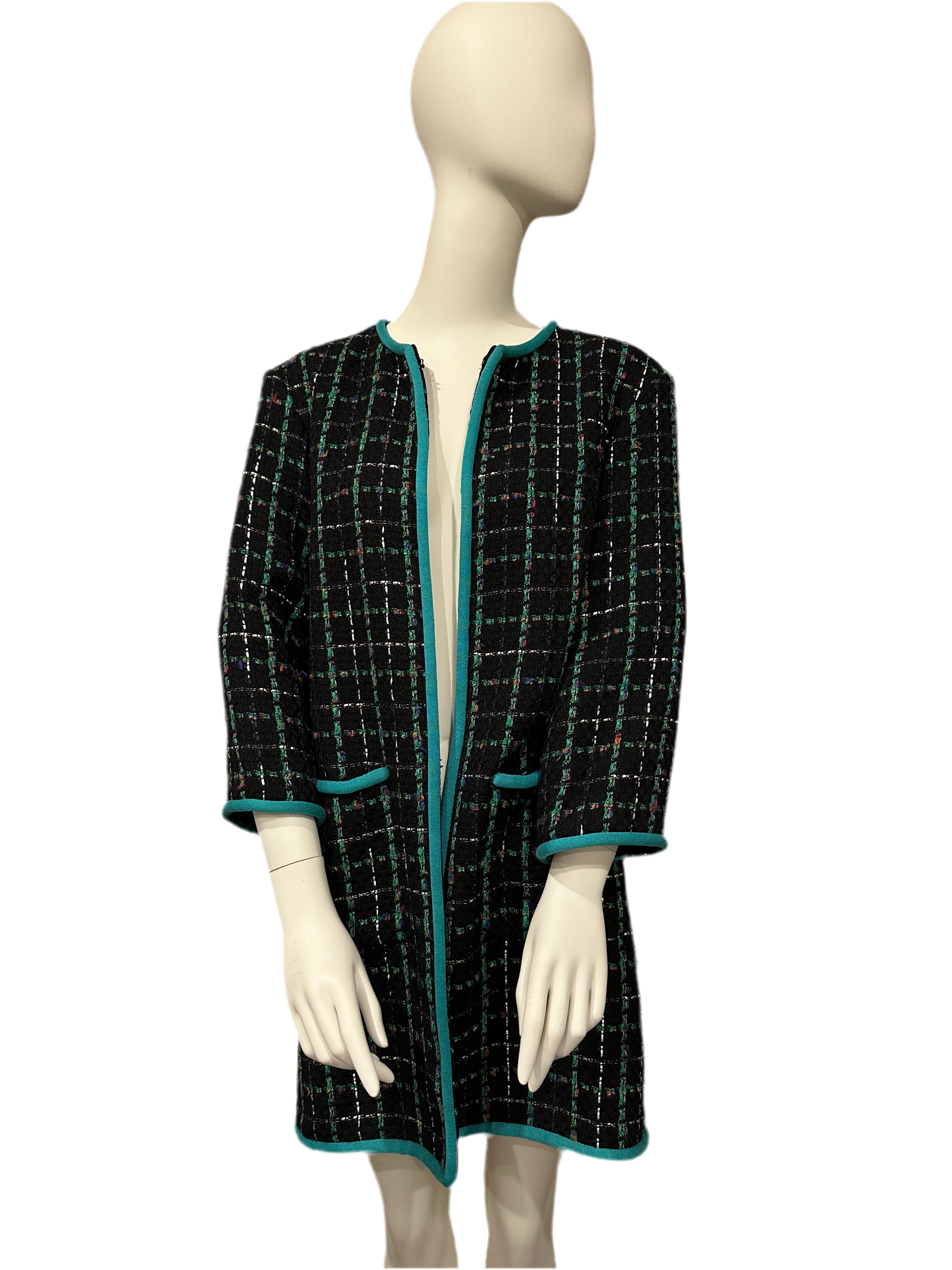 Chanel Tweed Coat (Size 38)