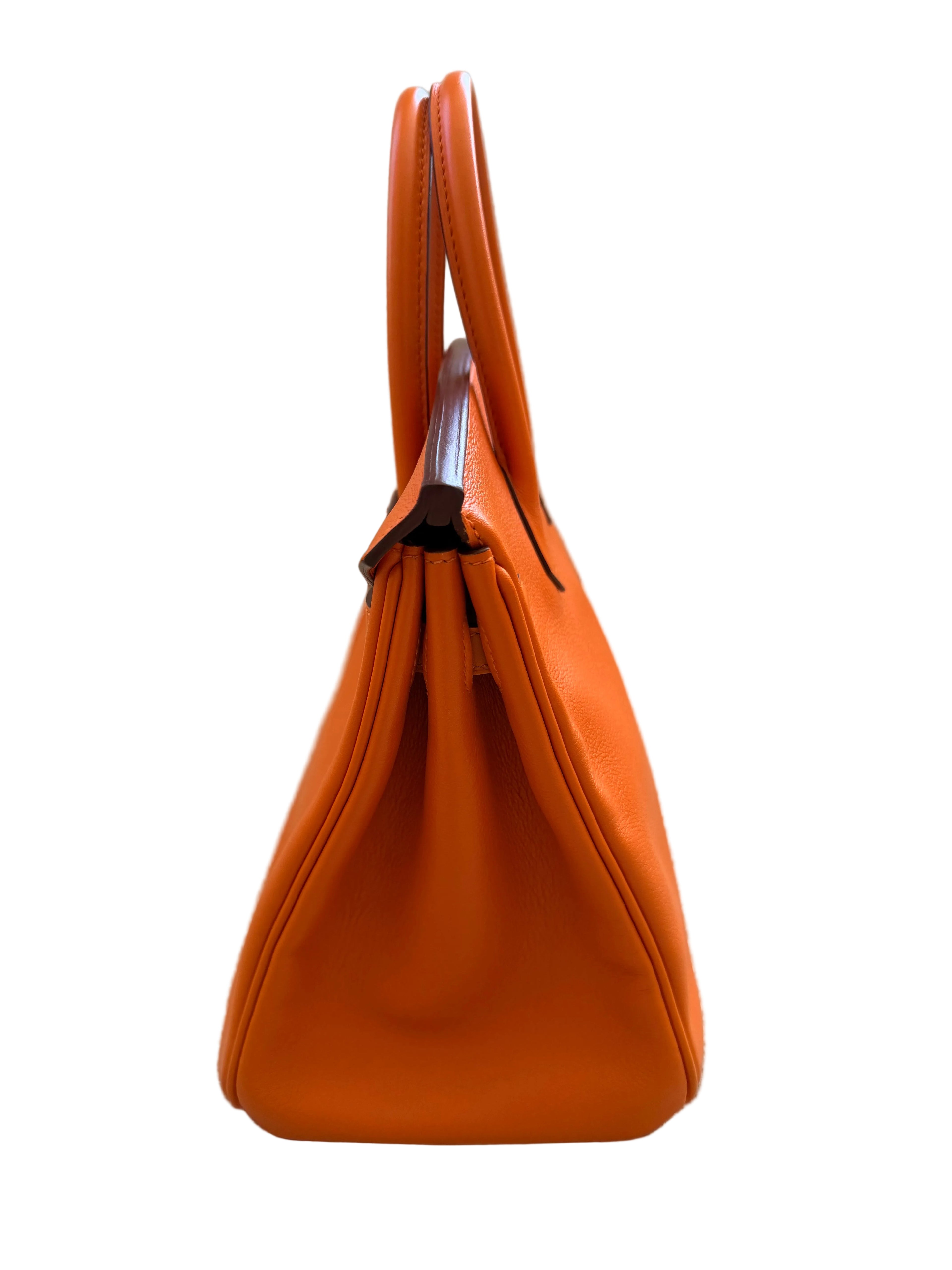 Hermes Birkin 25 Orange Swift