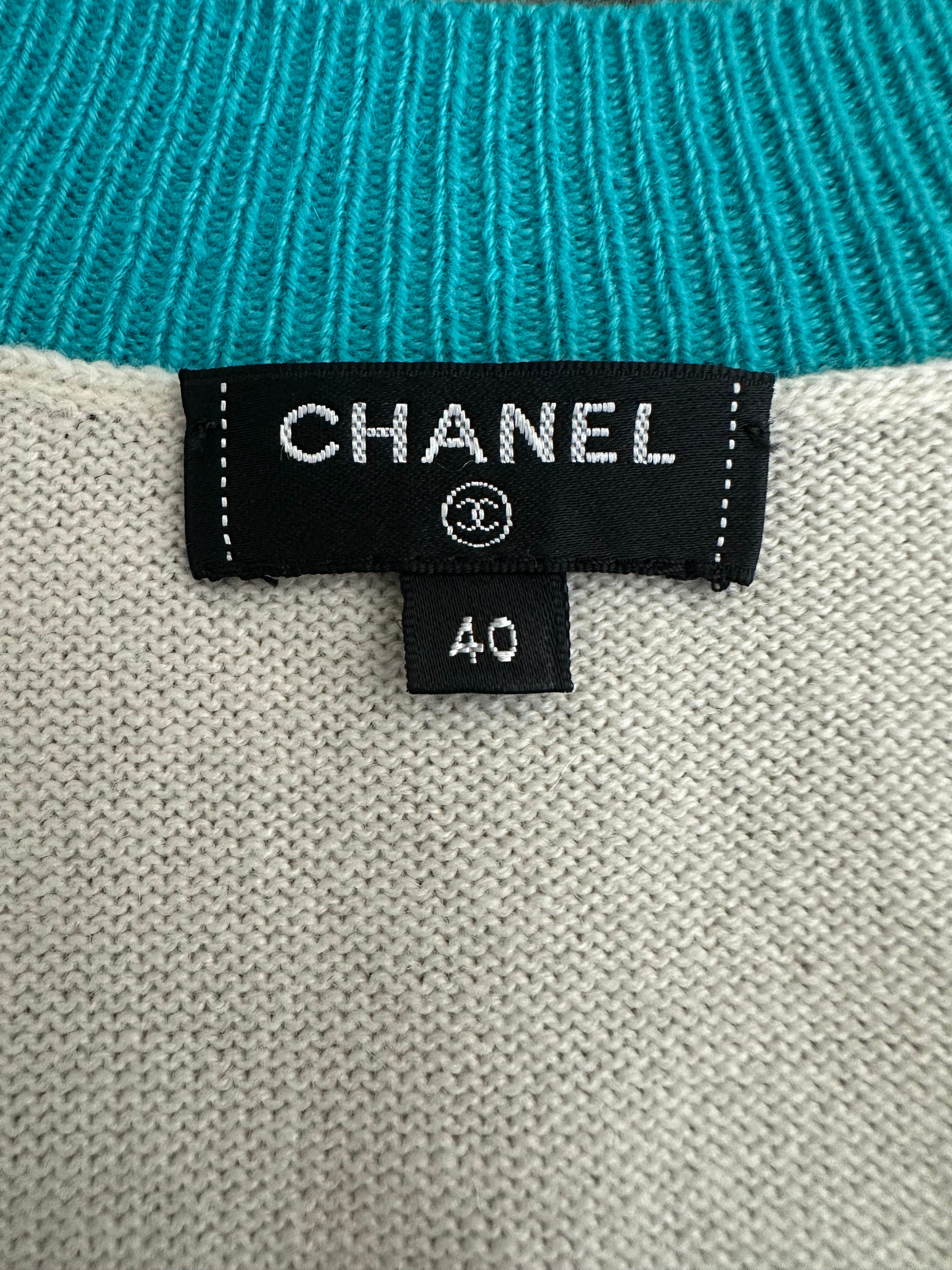 Chanel La Pausa Cashmere Jumper (Size 40)