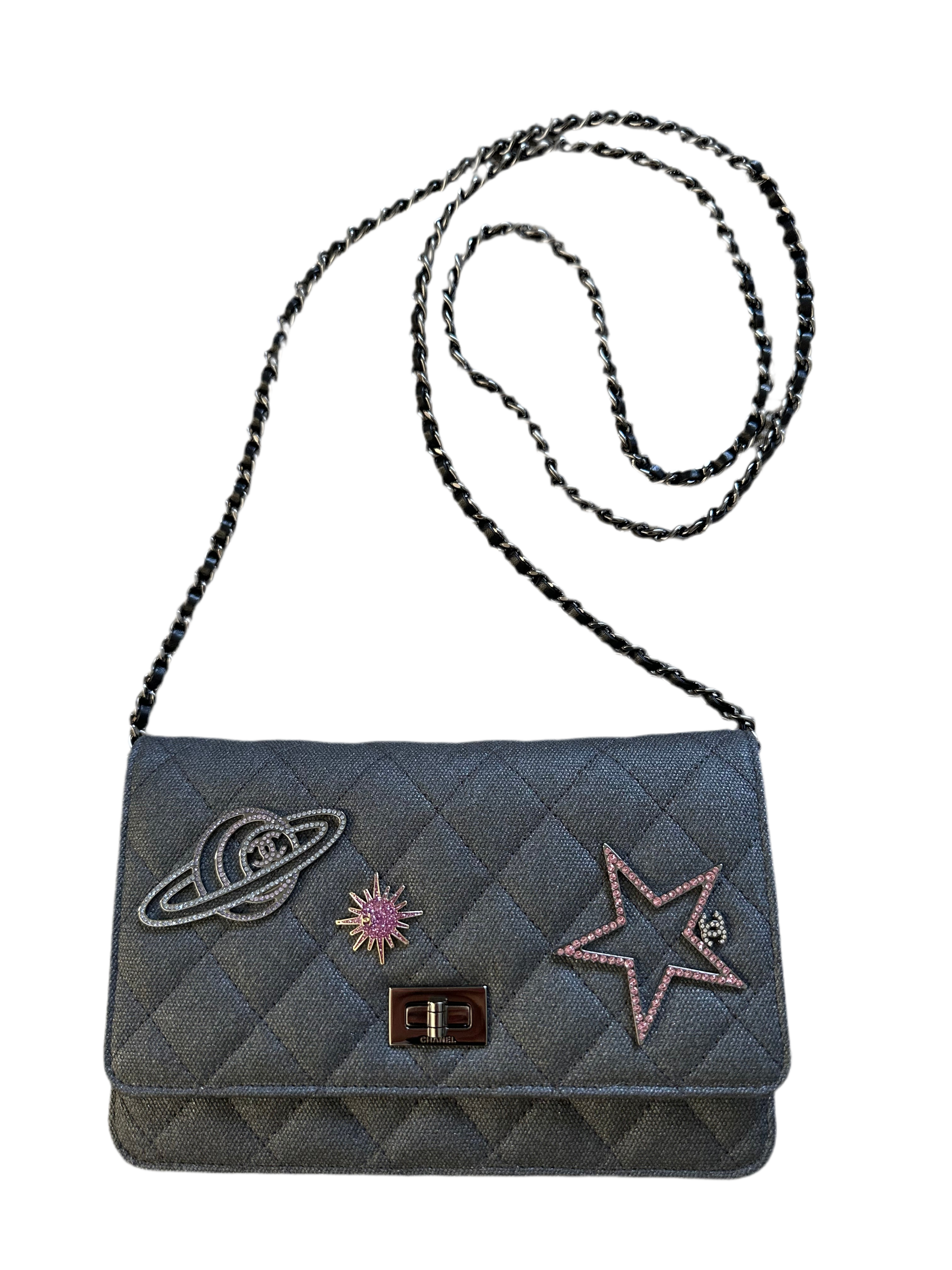 Chanel Space WOC charm bag