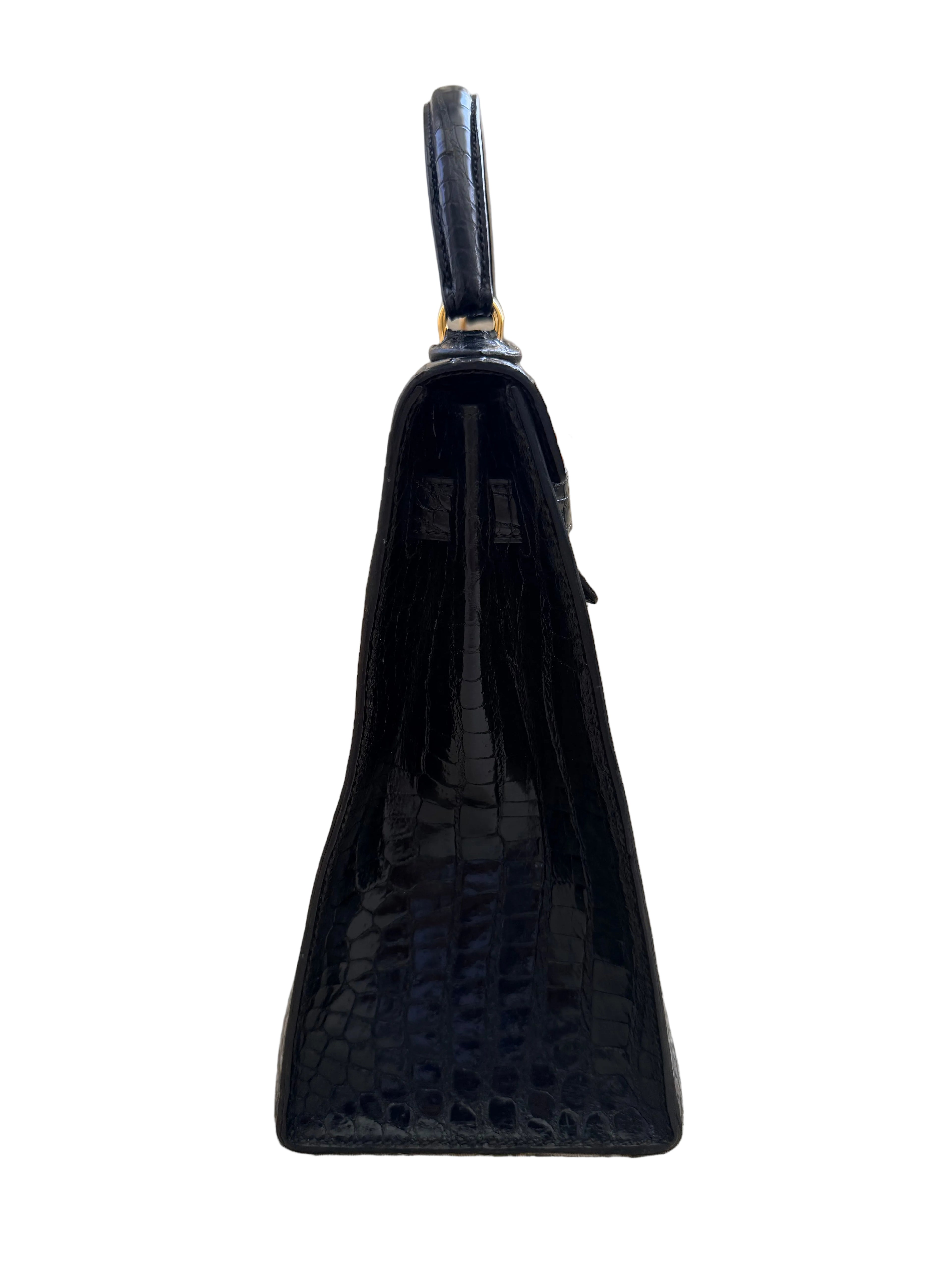 Hermes Vintage Kelly 32 Niloticus Crocodile