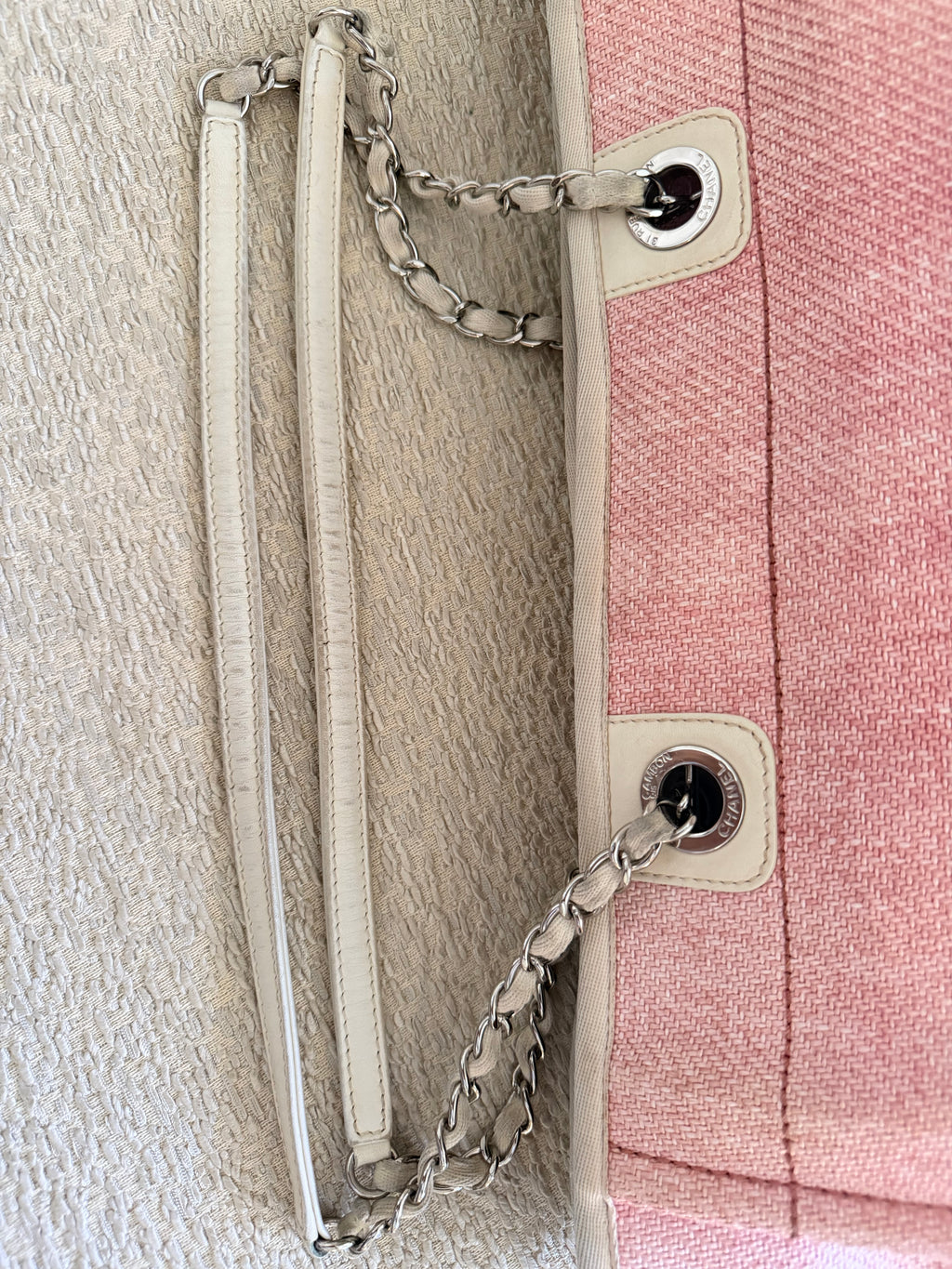 Chanel Pink Deauville Handbag