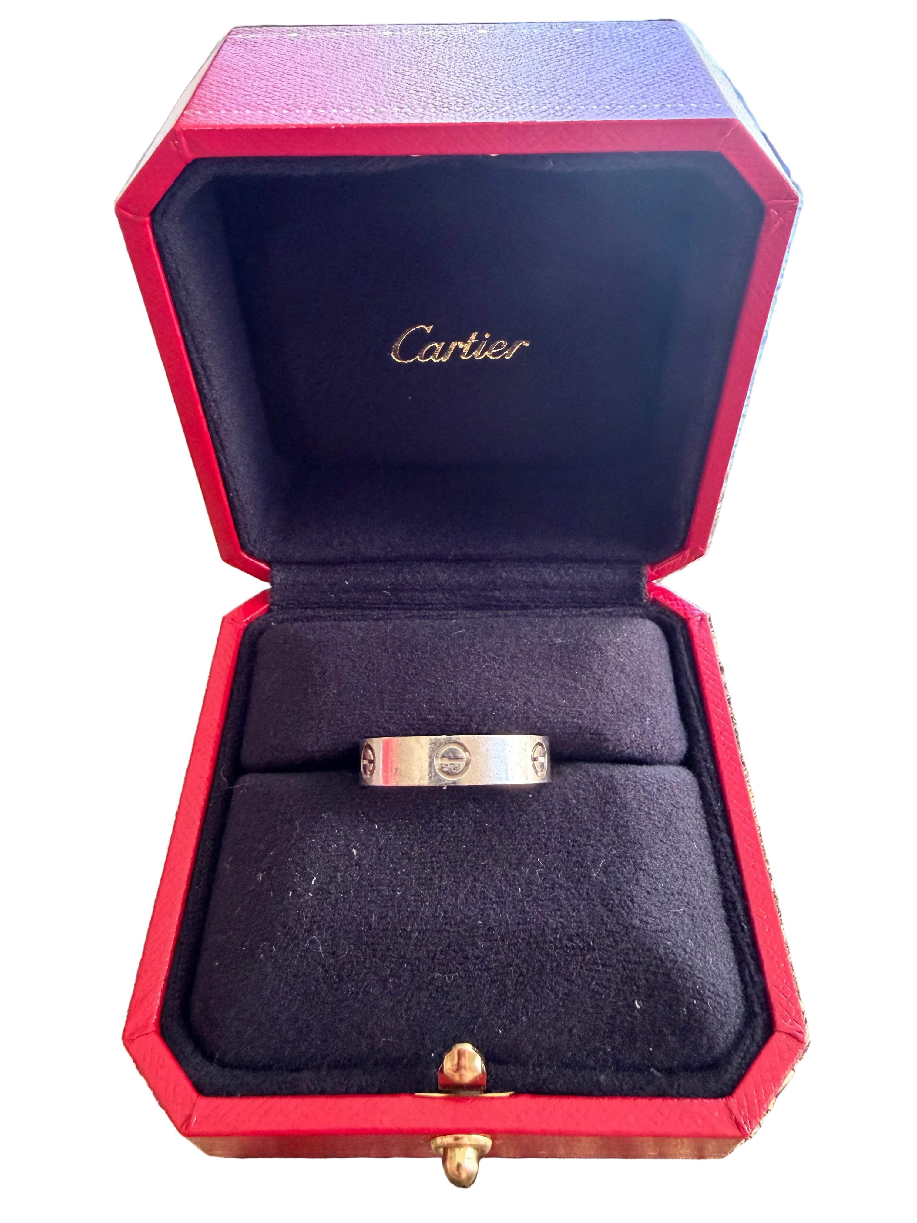 Cartier Love Ring White Gold