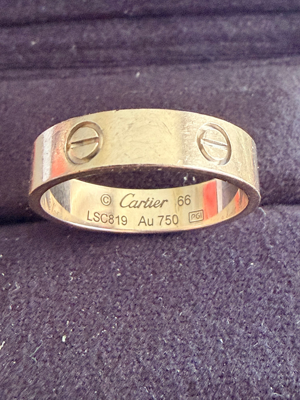 Cartier Love Ring White Gold